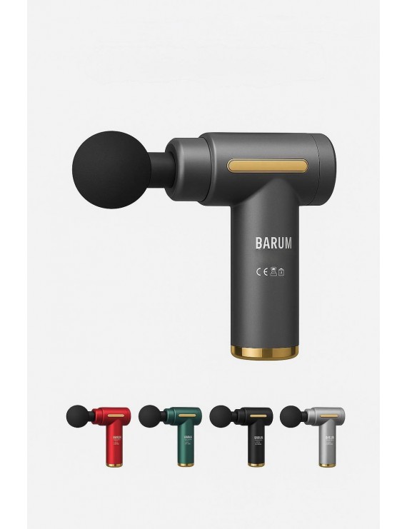 BARUM 4 Başlıklı Masaj Tabancası 6 Fonksiyonlu