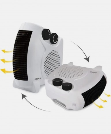 JOPUS Thermoheat Elektrikli Fanlı Isıtıcı | Sessiz 3 Kademeli Kompakt Isıtıcı