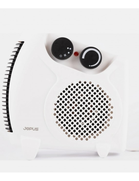 JOPUS Thermoheat Elektrikli Fanlı Isıtıcı | Sessiz 3 Kademeli Kompakt Isıtıcı