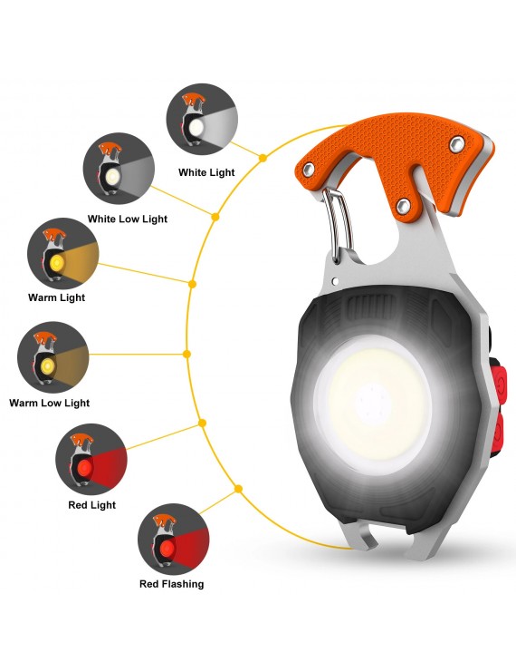 W5147 Çok Amaçlı Fener  KEYCHAIN çok amaçlı şarjlı fener