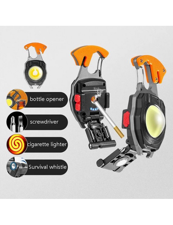 W5147 Çok Amaçlı Fener  KEYCHAIN çok amaçlı şarjlı fener