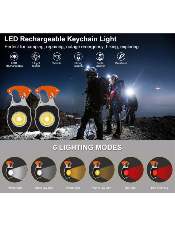 W5147 Çok Amaçlı Fener  KEYCHAIN çok amaçlı şarjlı fener