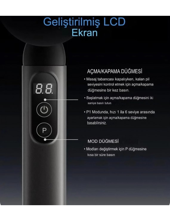 GOLD KAMA EĞİMLİ SAP ÖZELLİKLİ MASAJ TABANCASI 