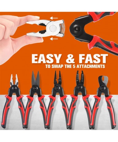 5’li Yüksek Karbonlu Çelik Pense Takımı | Tel Kesici ve Stripleyici Seti Uygun Fiyatlı