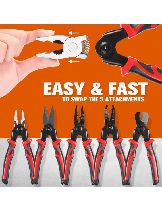 5’li Yüksek Karbonlu Çelik Pense Takımı | Tel Kesici ve Stripleyici Seti Uygun Fiyatlı