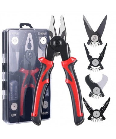 5’li Yüksek Karbonlu Çelik Pense Takımı | Tel Kesici ve Stripleyici Seti Uygun Fiyatlı