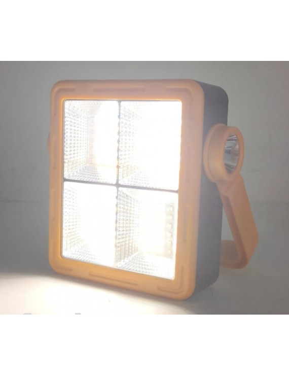 Solar Şarjlı Çoklu Işık Kaynaklı LED Kamp Lambası – Taşınabilir, USB ve Güneş Enerjili